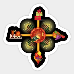 Thanksgiving Day Sticker